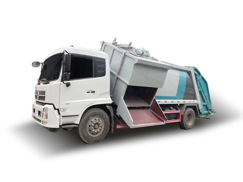 国六5 和10方东风天锦 分捡垃圾车