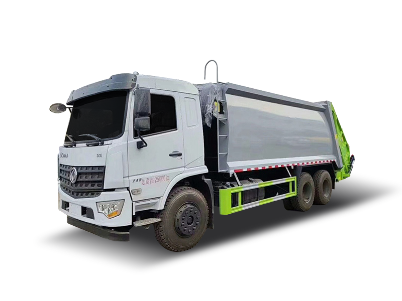 国六18立方东风专底后双桥 压缩垃圾车