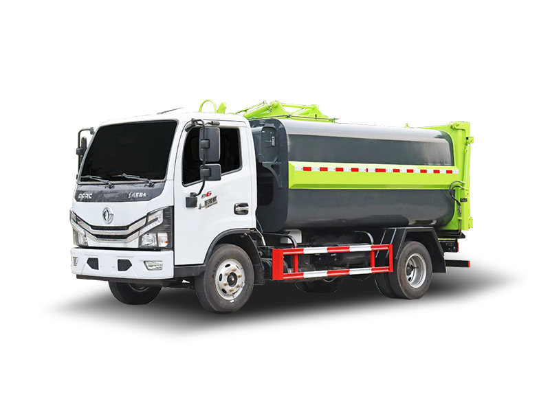 东风小多利卡7方侧装挂桶压缩垃圾车