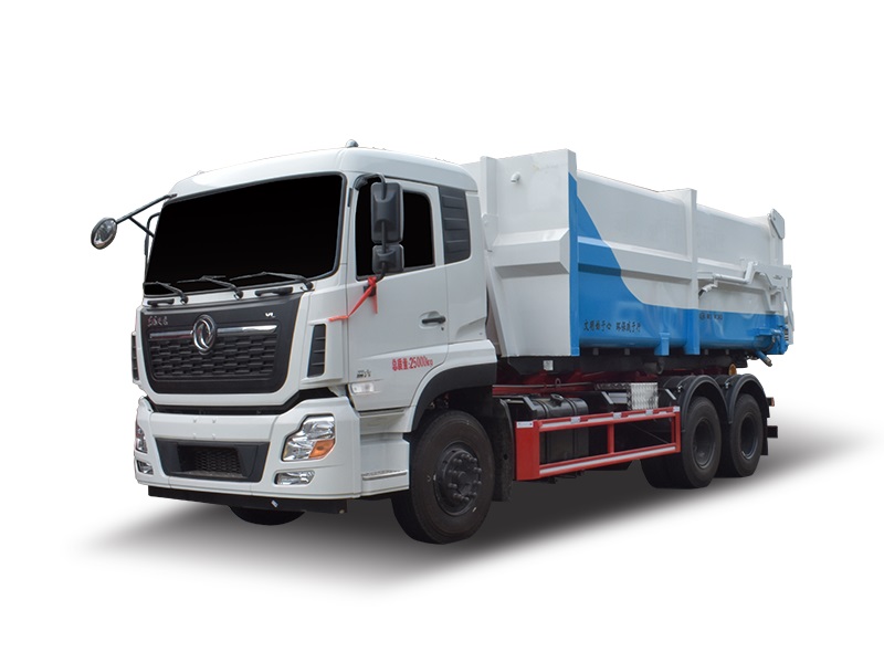 天龙后双桥18方勾臂垃圾车