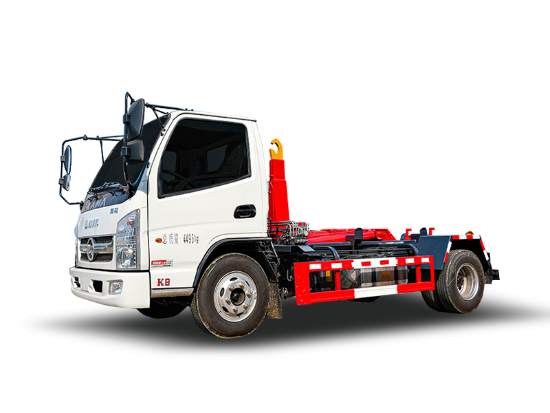 蓝牌凯马建筑勾臂垃圾车