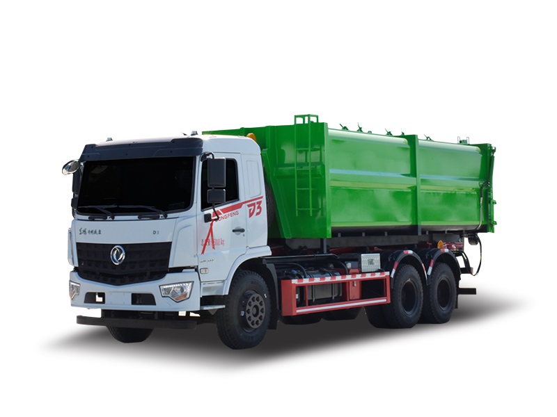 专底后双桥18-25方勾臂垃圾车