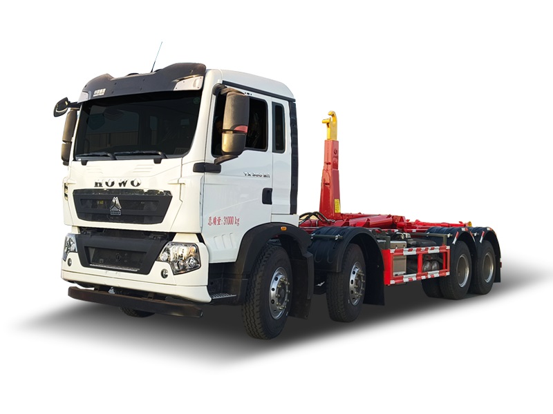 重汽豪沃前四后八22-28方勾臂垃圾车