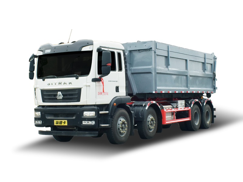 重汽汕德卡22-28方勾臂垃圾车