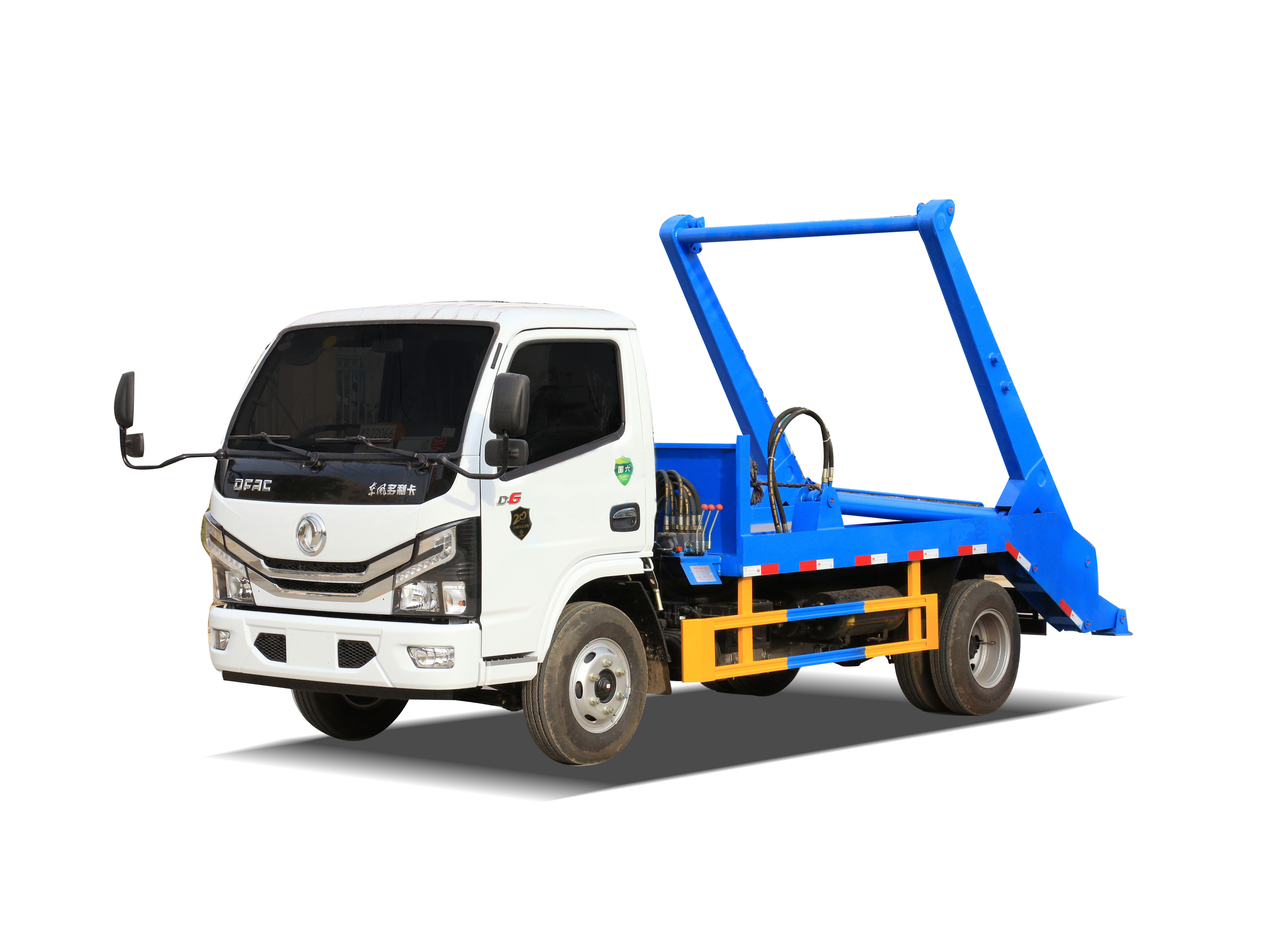 国六东风小多利卡 3~4方 摆臂垃圾车