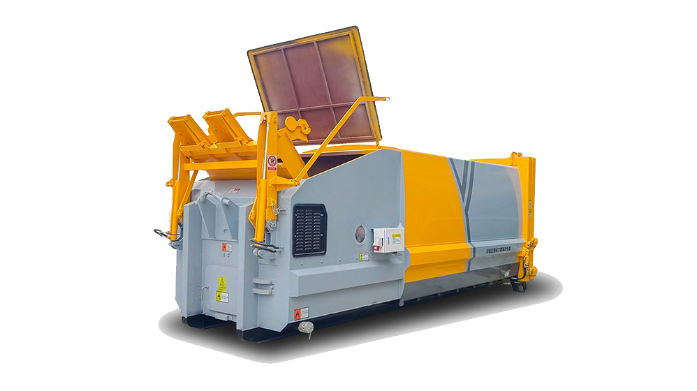 挂桶型移动式垃圾压缩站