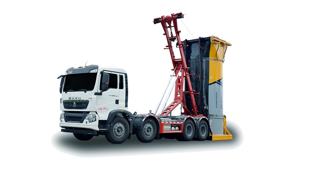 竖直直压式垃圾站