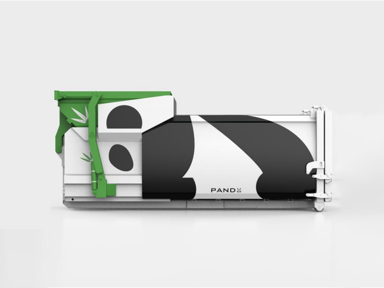 大熊猫移动压缩垃圾站