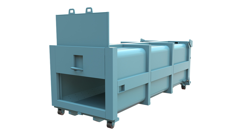 水平垃圾站平台上料