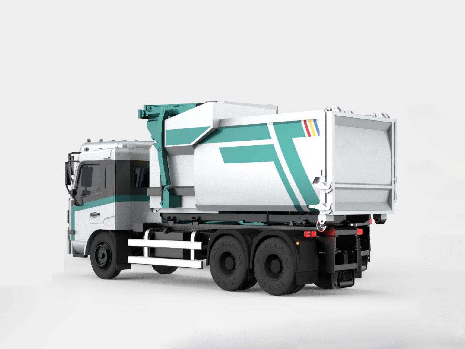 移动压缩垃圾站配垃圾车