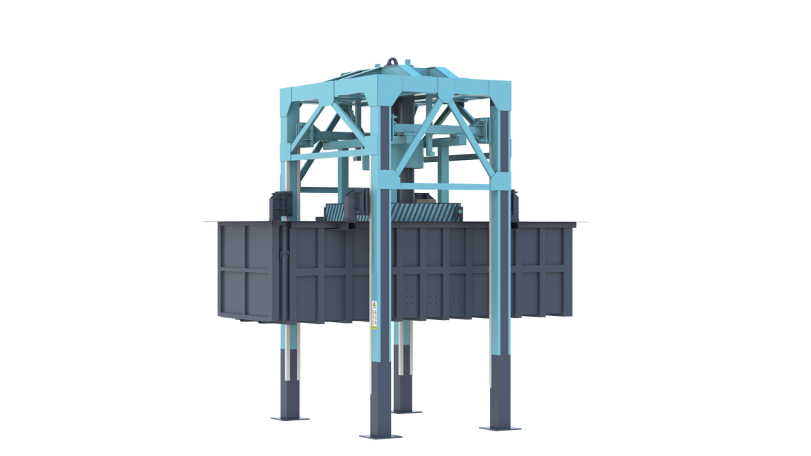 整体提升垃圾压缩设备